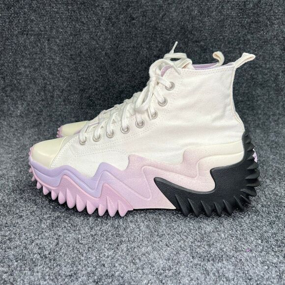 Converse Run Star Motion Sneakers Women's 10 Purple Ombre CTAS Hi Platform Shoes - Picture 4 of 13